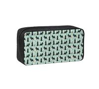 Czqdp Simple and Spacious Pencil Case Polyester Cosmetic Pouch Bag Portable Pencil Pouch with Zipper,Cocker Spaniel Printed