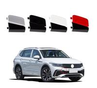 CZShiYue Car Front Bumper Tow Hook Cover Cap Towing Eye Fit for VW Tiguan X/L 2022 2023 2024 Replacement Accessory Red Right Passenger Side