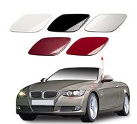 CZShiYue Front Bumper Headlight Washer Nozzle Cover Cap Fit for BMW E92 E93 328i 335i Coupe Convertible 2007 2008 2009 2010 61677171659 61677171660 (White, Right Passenger Side)