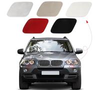 CZShiYue Front Bumper Headlight Washer Nozzle Cover Cap Fit for BMW X5 E70 2007 2008 2009 2010 2011 2012 51657199141 51657199142 (Silver, Left Driver Side)