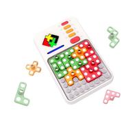 CZT Creativity Super Blocks Jigsaw Puzzle Machine 1000+ Games Parent-child Train Logical Thinking brain-teasing Toys For Kids/Teens Maze Console Boys/Girls Gifts Suitable for Indoor/Outdoor/Travel