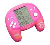 CZT Handle Brick Game Console 4.1Inch Great Grip Feeling 2574 in 1 Retro Puzzle Block Games Handheld Game Player For Travel/Indoor/Outdoor Children/Students/Teens/Birthday (Pink)