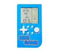 CZT Mini Puzzle Block Game Console Built-in 26 Retro Brick Games Travel/Indoor/Outdoor Leisure Handheld Game Console Portable Electronic Games Children/Students/Teens Toys (Blue)