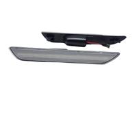 CZTGML Rear Third Brake Light For MustRng For Base 2015-2021 2PCS Car Front Rear Bumper Side Marker White Parking Driving Lights Third 3RD Brake Light(WHITE Shell WHITE)