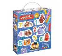 CzuCzu. Puzzle do pary Cyferki 3+ (CzuCzu Puzzle do pary Cyferki 3+)