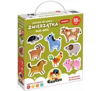CzuCzu. Puzzle do pary. Zwierzątka na wsi - Bright Junior Media