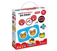 CzuCzu Puzzle kontrastowe Do pary - Bright Junior Media