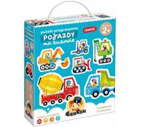 CzuCzu. Puzzle progresywne. Pojazdy na budowie - Bright Junior Media