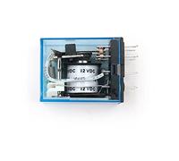 CZVJUKBYP MY2P HH52P MY2NJ Relay Coil General DPDT Micro Mini Electromagnetic Switch AC 110V 220V DC 12V 24V Power LED 50pcs(AC 220V)