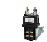 CZW 400A DC Contactor one normally open Relay 12V 24V 36V 48V 60V 72V 84V 120V for Car Electric Forklift Trucks Ships Battery(24V)