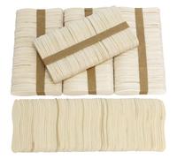 CZWESTC 1500 Pcs Small Wooden Spoons, Mini Disposable Ice Cream Tasting Spoons, 3 Inch Wood Sample Spoon for Crafts, Dessert, Honey, Little Cake (1500 Sticks Bulk, 3")