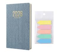 CZXCV 2026 Pocket Diary A6 Week to View Small Slim Full Year Weekly Planner Organiser Appointment Work Academic Agenda Diary