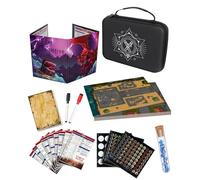 CZYY All-in-One Mini Tabletop RPG Adventure Kit - Compact & Tidy DND Starter Set with DM Screen, Maps, Tokens, Dice & Storage Case for DMs, Beginners & Travel RPG Players