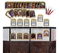 CZYY DND Initiative & Combat Tracker Set, Acrylic Markers with Insert Cards