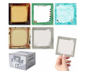 CZYY Fantasy Sticky Notes, 500-Sheet Desk Stationery Set for RPG Fans