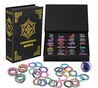 CZYY RPG Condition Rings, 96 Status Effect Markers with Storage Box
