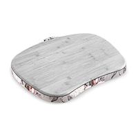 Czzmy Laptop Desk with Phone Holder and Device Ledge - Portable Lap Desk with Pillow Cushion,Fits up to 15.6 inch Laptop for Home Office(1-Light Grey)
