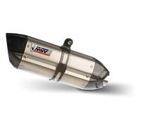 Mivv Suono Ducati Multistrada 1200 2010-14 D.027.l7 Homologated Slip On Muffler Silver Homologated unisex
