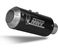 Mivv Mk3 Ducati Monster 821 2018-20/monster 1200 2017-21 D.041.sm3c Not Homologated Slip On Muffler Silver Not Homologated unisex