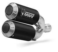 D.043.SM3B - Exhaust Mufflers MIVV MK3 Black SS DUCATI HYPERMOTARD 939 (16-18)