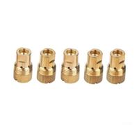 D-1 Gas Diffuser Brass Replacement 5-Pack for Welding Large Nozzle Compatible with Multiple Series Including BTB Clean Air Flux