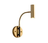 d 1-Light Wall Sconce Lighting, Hardwired Modern LED Wall Lamp Fixtures 3000K Not Dimmable Wall Light Decor, Adjustable Swing Arm Wall Lamps for Bedroom Bedside Reading Living Room