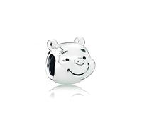 D 117 Winnie the Pooh Charm, Sterling Silver 925, Compatible with Pandora Bracelet