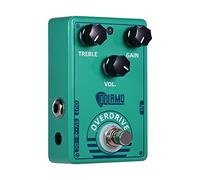 D-12 Overdrive Guitar Effect Pedal with Treble Gain Volume Controls True Bypass Design for Electric Guitar Cyan