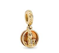 D 27 Lion King Mufasa and Simba Charm, Sterling Silver 925, Compatible with Pandora Bracelet