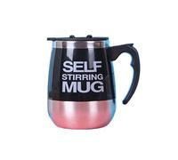 (D) 400/450ml Automatic Electric Magnetic Self Stirring Mug Coffee Milk Mixing Mug Smart Stainless Steel Juice Mix Cup