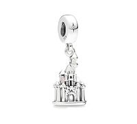 D 46 Disney Castle Charm, Sterling Silver 925, Compatible with Pandora Bracelet