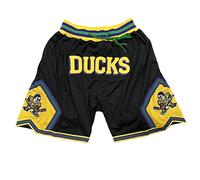 D-5 Men Basketball Shorts Mighty Ducks Sport Shorts Green/Black (as1, Alpha, xx_l, Regular, Regular, Black), Black