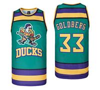 D-5 Men Mighty Ducks Jersey #33 Goldberg #66 Bombay #96 Conway #99 Banks Jersey,Basketball Jersey for Men S-XXXL