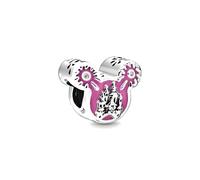 D 61 Mickey Shaped Castle Charm, Sterling Silver 925, Compatible with Pandora Bracelet
