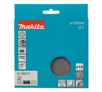 Makita Net Sanding Discs 125mm 125mm 180g Pack of 10