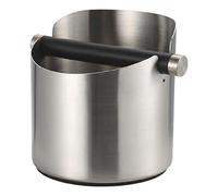 D/A Bar Coffee Dump Bin - Stainless Steel Coffee Grounds Knock Box | Knock Box With Removable Knock Bar And Non-Slip Rubber Base, Perfect For Birthday Black