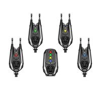 D.A.M TFX Alarm Set 3+1/4+1 Wireless Bite Alarm Electronic IP66 LED Receiver