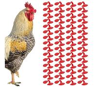 D/A Pinless Chicken | Anti-Pecking Pinless Chicken Supplies with Bolt - Rooster Hen Pecking Prevention Pheasant Protector