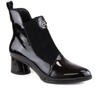 D&A S.Barski Premium Collection W OLI232A black high-heeled ankle boots