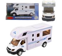 D.A.Y. Republic 1:40 Scale Motorhome - Diecast White Camper Van Toy, Realistic Features, Great for Kids Gifts, Scale Toy for Boys and Girls