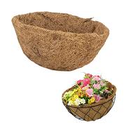 D.A.Y. Republic 2pk 12" Coco Liners for Hanging Baskets - Natural Coconut Fiber Round Replacement Liners for Garden Hanging Planters (2pk - 12" Coco Basket Liner)