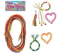 D.A.Y. Republic 40PCS Multicoloured Play String, Plastic Lacing String approx 120cm (1.2m) in Length per String, Perfect for Scoubidou Patterns and Other Crafts