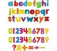 D.A.Y. Republic 52 Magnetic Numbers & Letters Magnetic Fridge Toy | Fridge letter magnets, magnetic alphabet letters and numbers, durable washable non-toxic, for spelling and counting