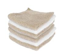 D.A.Y. Republic Baby Wash Cloths 6 Pack, Microfibre, 6pc Grey