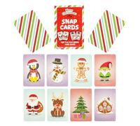 D.A.Y. Republic Christmas Snap Playing Cards, Cute Design Styles, Matching Pairs Game, Great Memory Boosting Activity and Ideal Screen Free Fun, Also Perfect Size for Travel (Christmas Snap Cards)