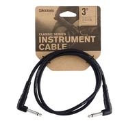 D'Addario Instrument 3 Foot Patch Cable Right Angle Guitar PW-CGTPRA-03