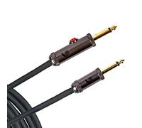 D’Addario Accessories Custom Series Circuit Breaker Guitar Cable - Latching Kill Switch Instrument Cable with ¼ Inch Ends - On/Off Switch for Silent Instrument Changes - Straight, 20 feet