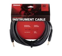 D’Addario Accessories Custom Series Guitar Cables - Instrument Cable with ¼ Inch Ends - High Performance Guitar Cord - For Guitars, Bass, Keyboards - Mono - Straight End, 30 feet