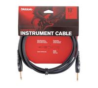 D’Addario Accessories Custom Series Guitar Cables - Instrument Cable with ¼ Inch Ends - High Performance Guitar Cord - For Guitars, Bass, Keyboards - Mono - Straight End, 10 feet