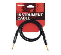 Planet Waves PW-PC-02 D'Addario Guitar Cable - Guitar Patch Cable - 1/4 Inch Male to 1/4 Inch Male - 2 Feet/609.6 MM - Straight Ends - 1 Pac
